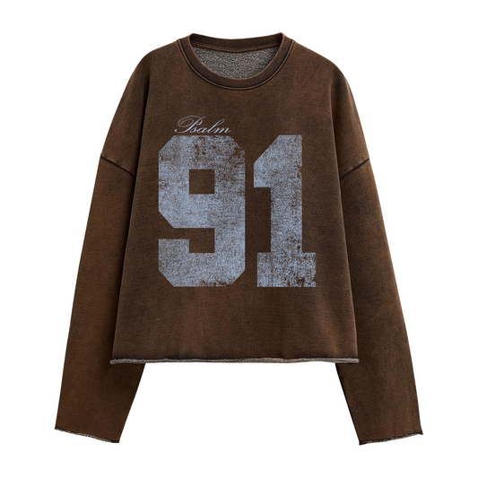 "Psalm 91" Oversized Crewneck Sweatshirt