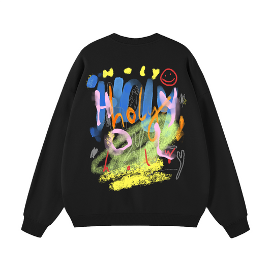 "Holy" Oversized Crewneck Sweatshirt