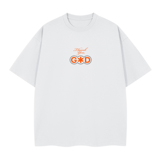 "Thank You God" Oversized T-Shirt